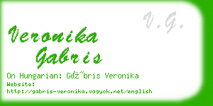 veronika gabris business card